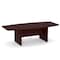 Officesource OS Conference Tables Boat Shaped Conference Table with Slab Base OS236MH - alternate 2